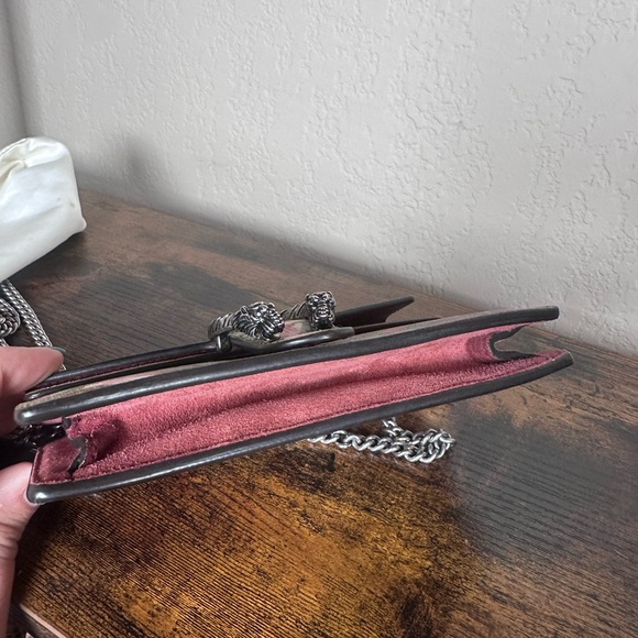 Authentic Super Mini Gucci Dionysus Pink Blooms Crossbody - Picture 6 of 9